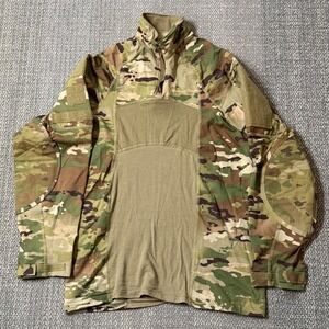 USGI Army Combat Shirt 1/4 Zip‎ OCP Multicam Flame Resistant Medium